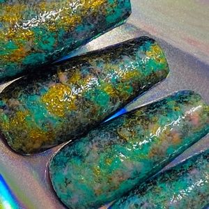 Stardust- One of a kind nails.